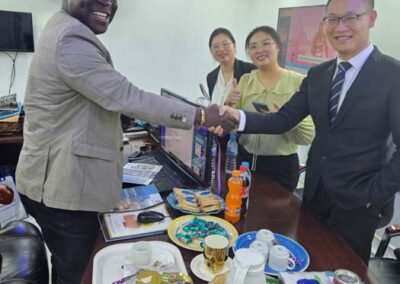 Our Chinese partner came for an official visit to our corporate office 